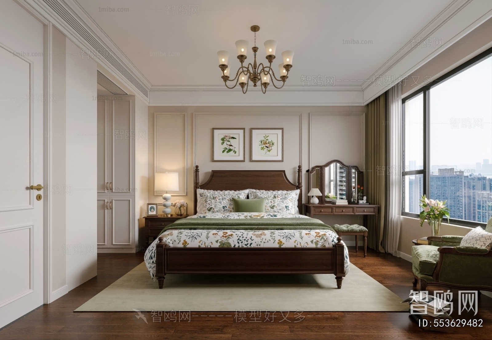 American Style Bedroom