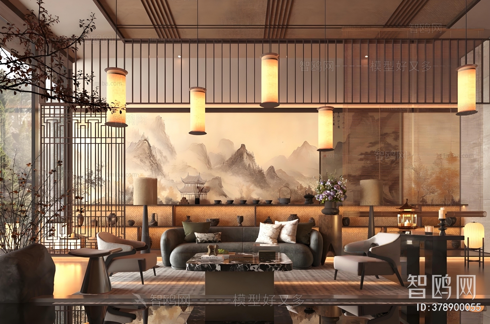 New Chinese Style Reception Hall