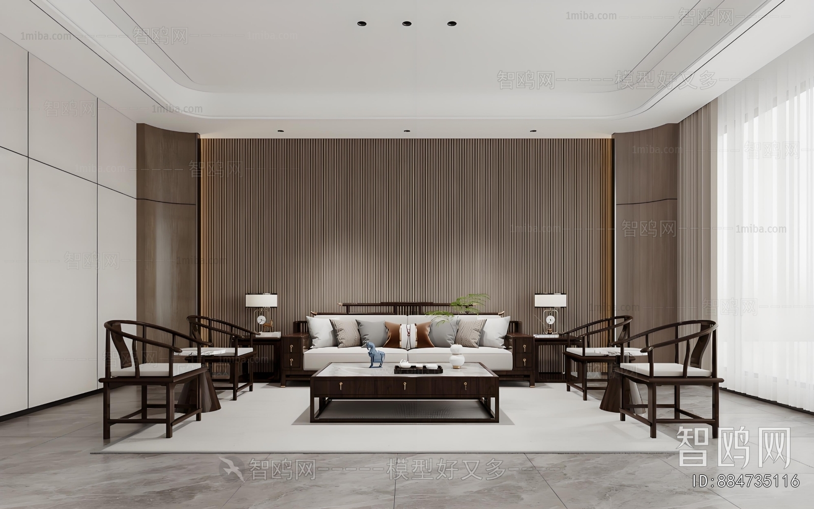 New Chinese Style Manager's Office