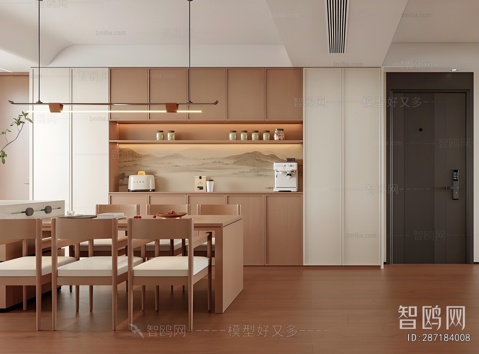 New Chinese Style Dining Room