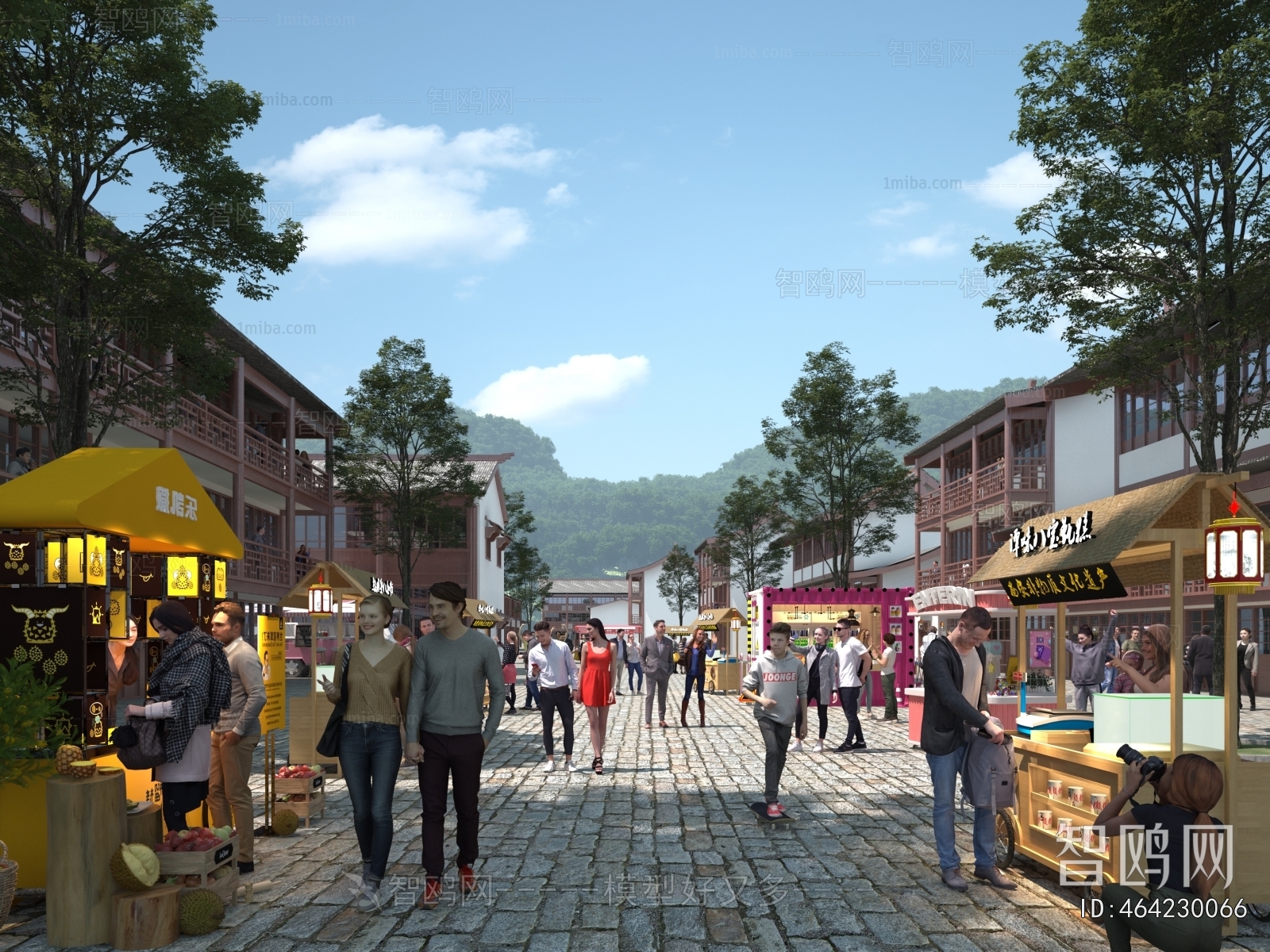 New Chinese Style Commercial Street