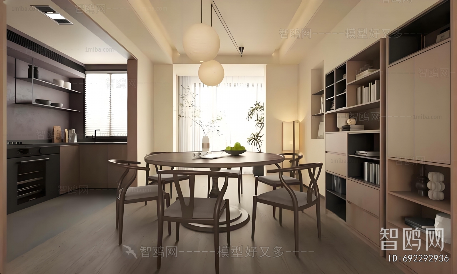 New Chinese Style Dining Room