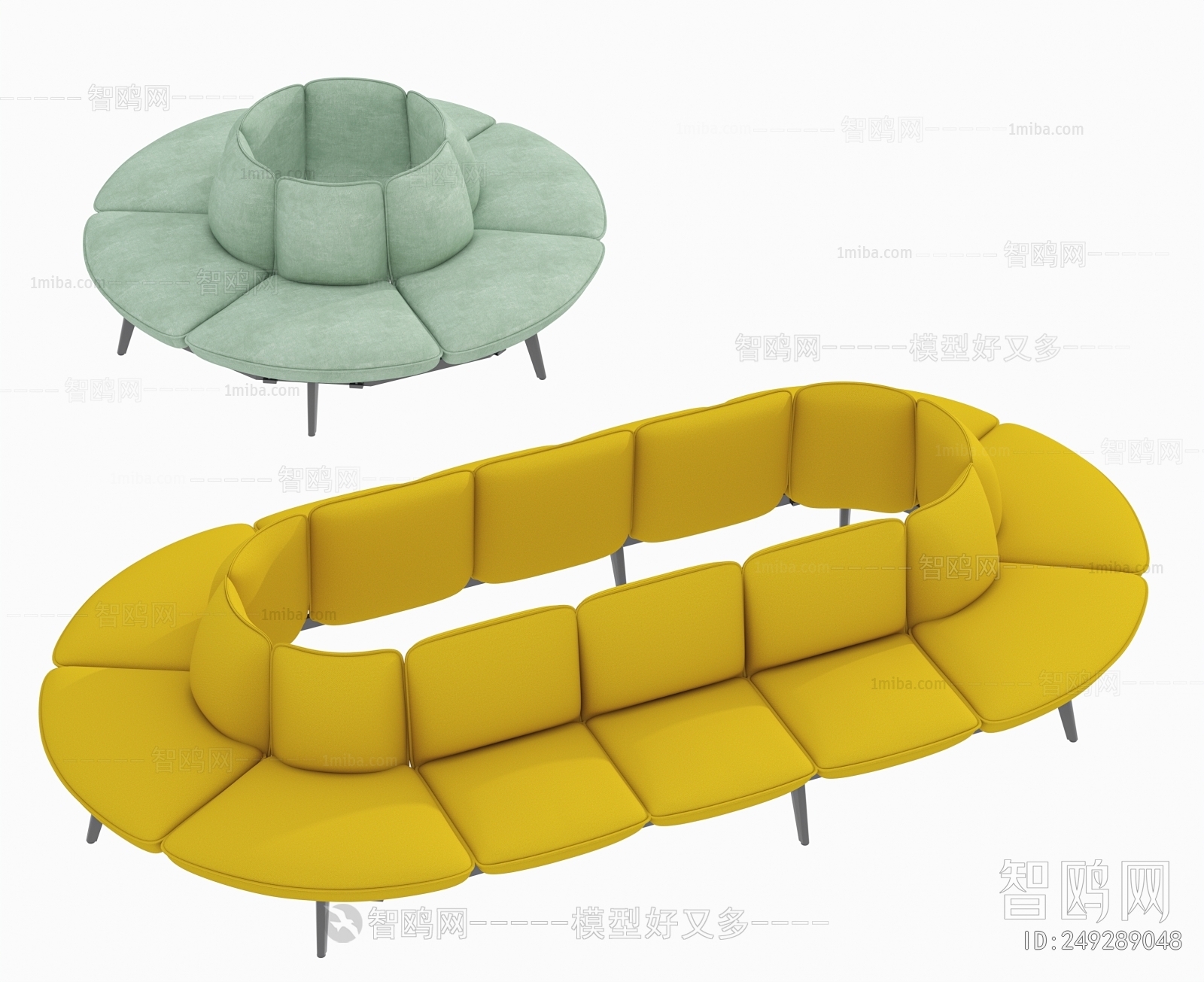 Modern Curved Sofa