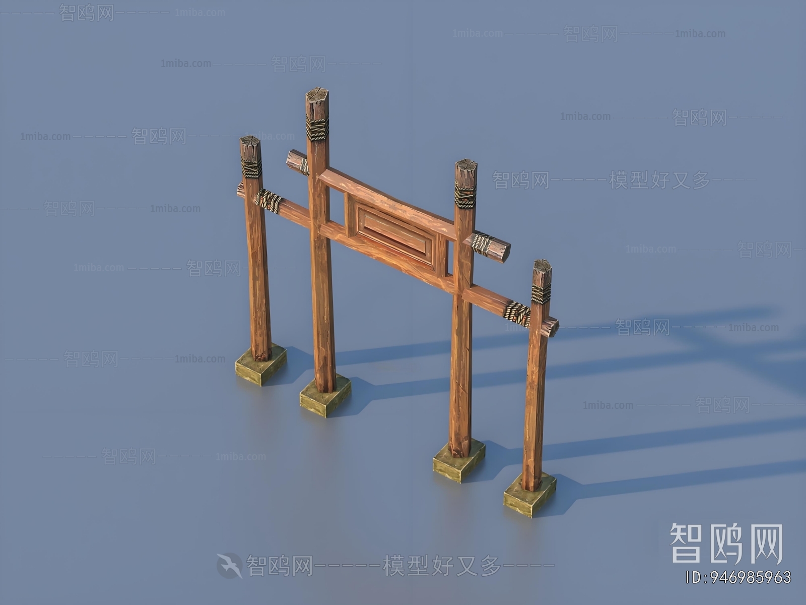 Chinese Style Decorated Archway