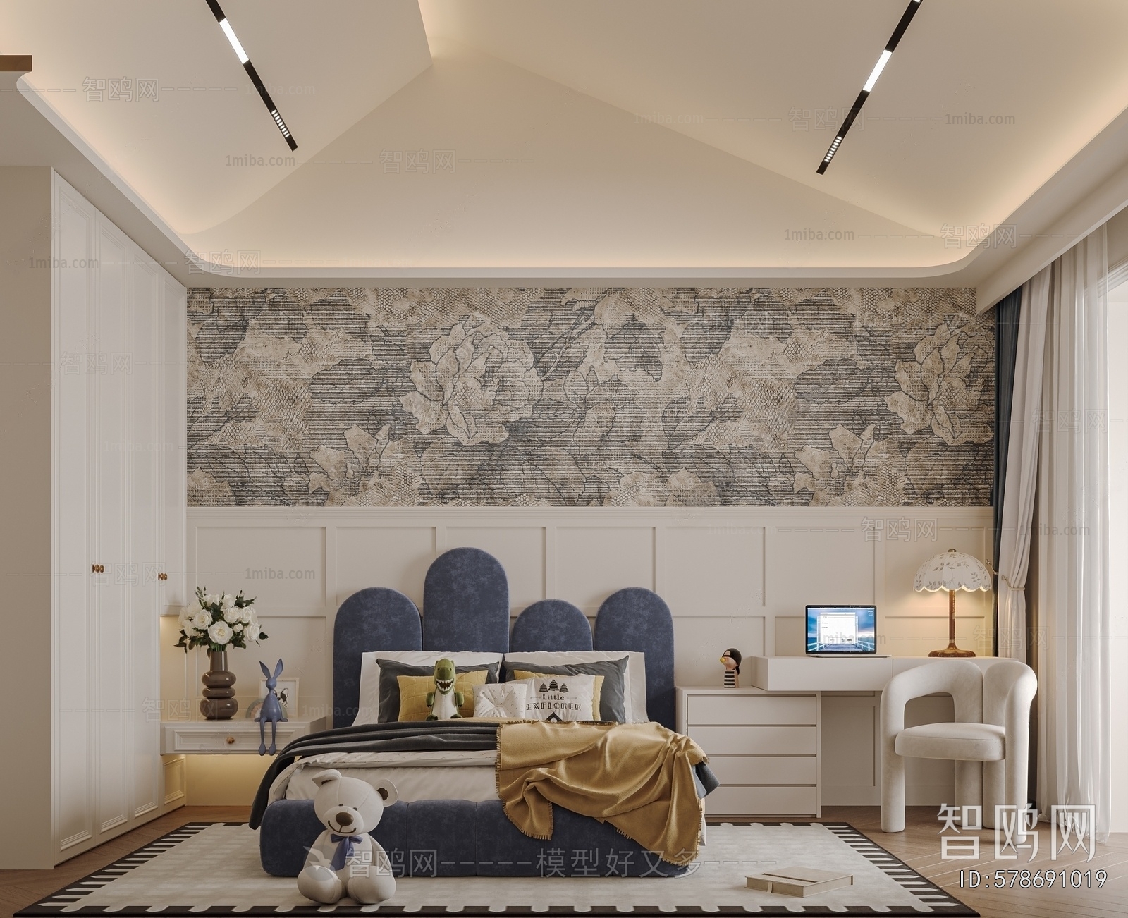 Modern Boy's Room And Son's Room