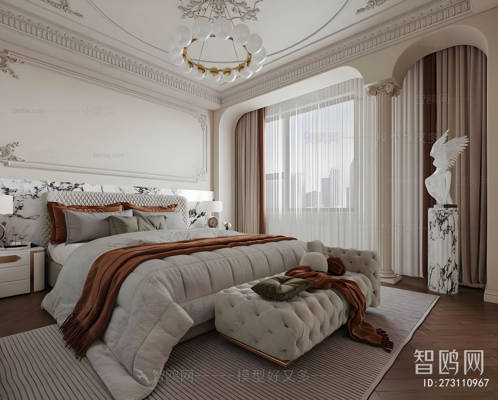 New Classical Style Bedroom