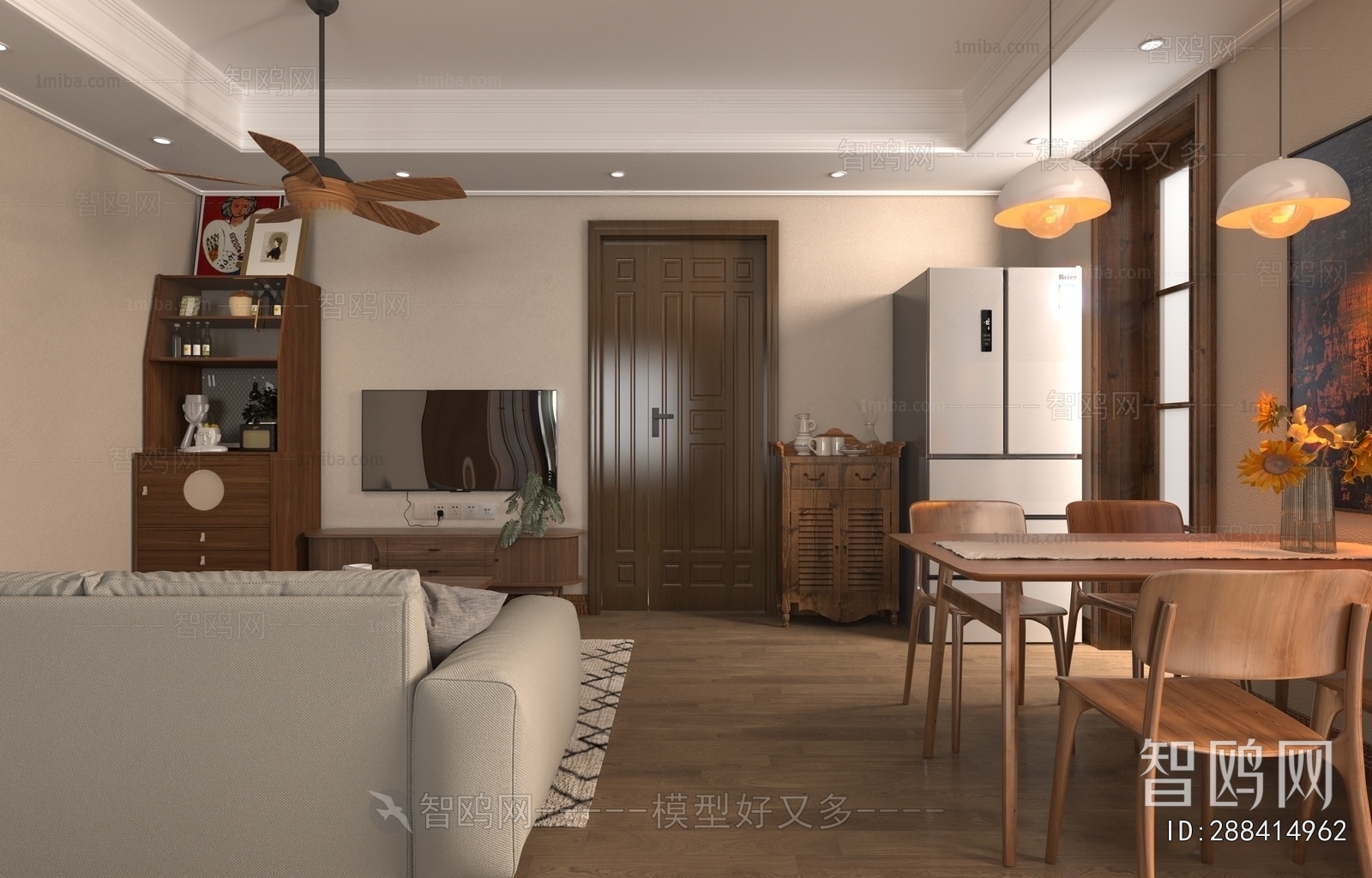 American Style A Living Room