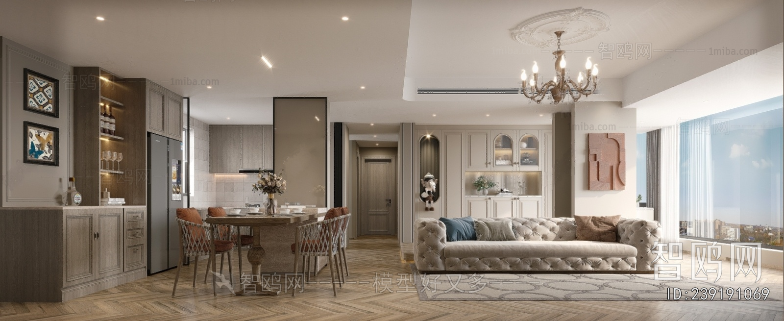 American Style A Living Room