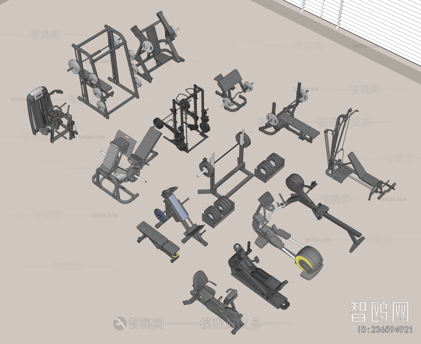 Modern Fitness Equipment