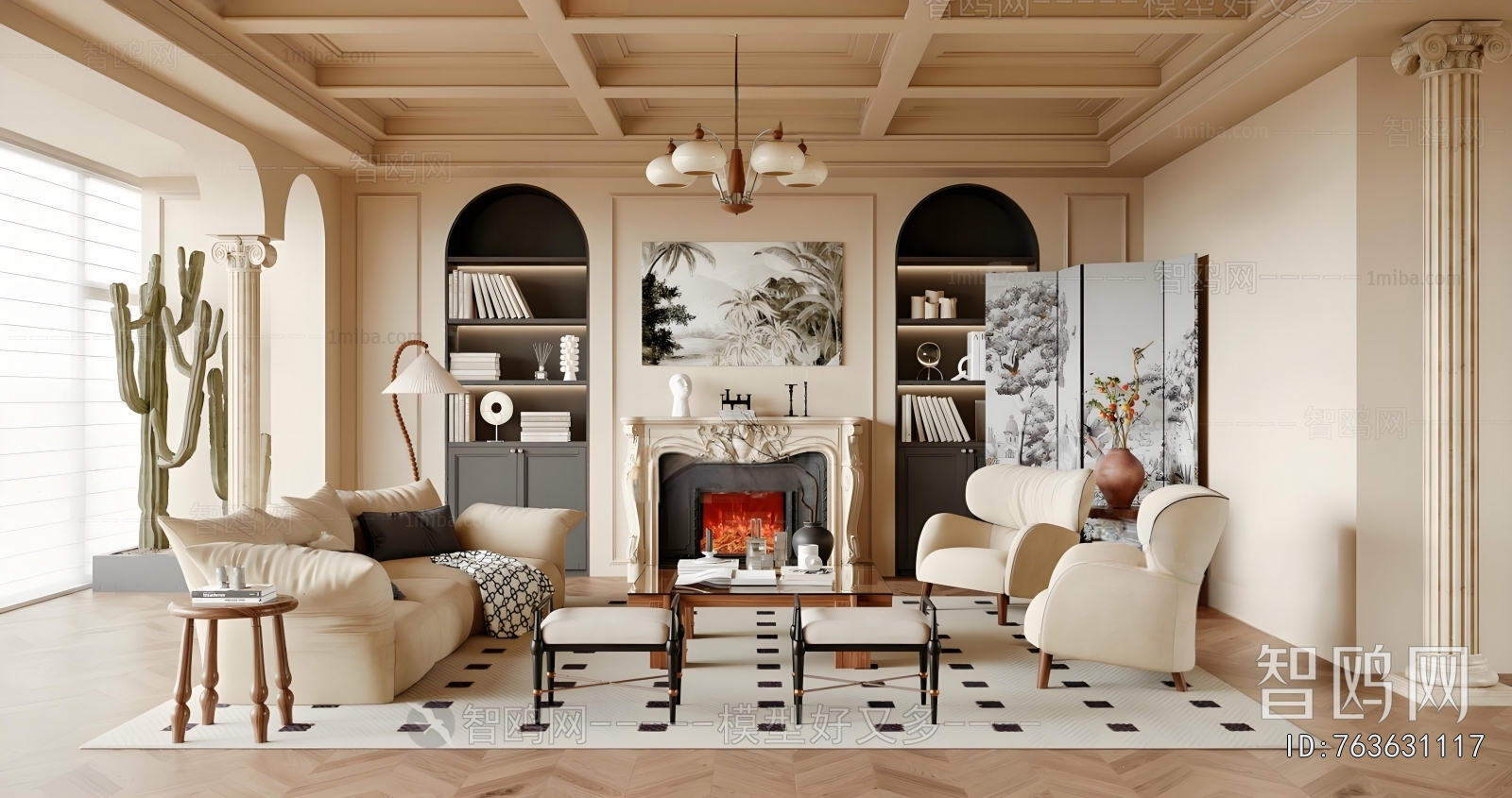 French Style A Living Room