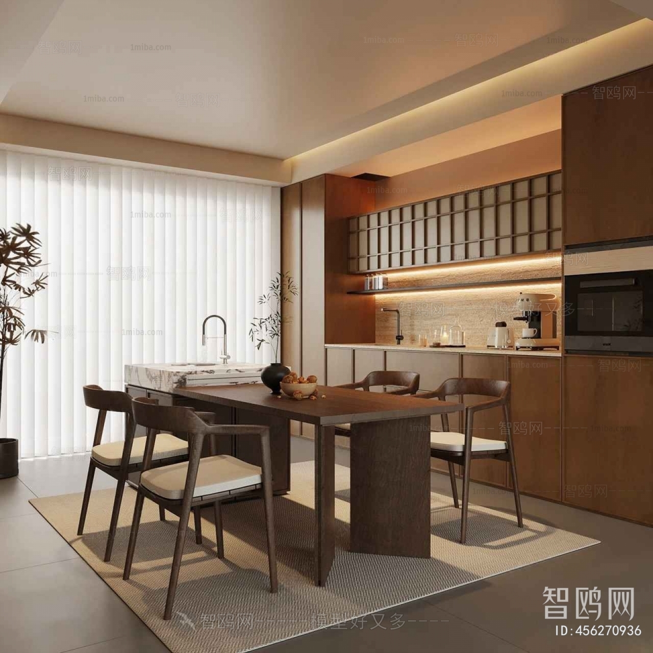 New Chinese Style Dining Room