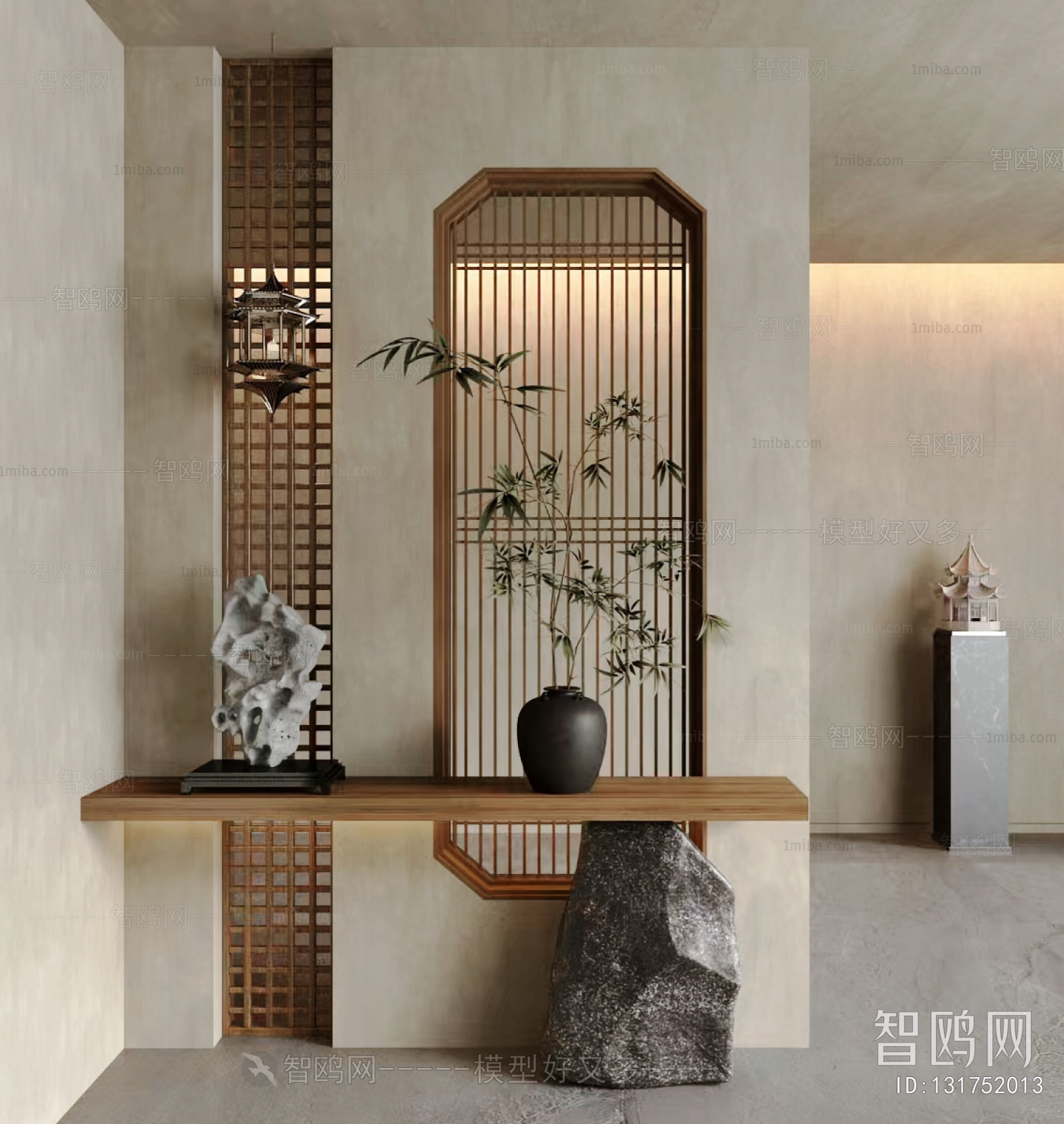 New Chinese Style Hallway