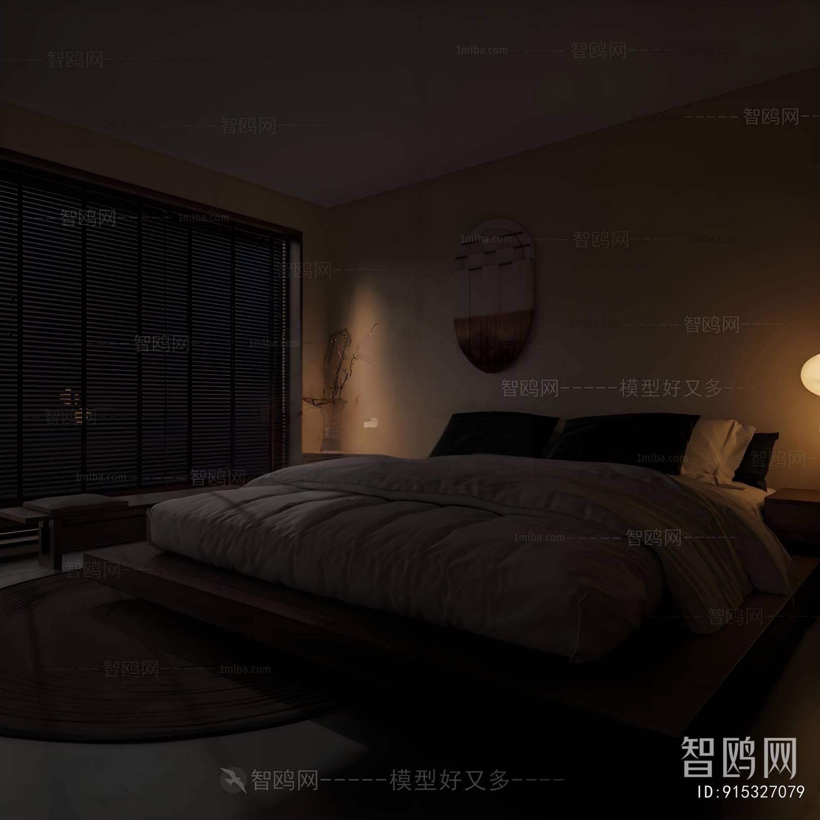 Wabi-sabi Style Bedroom