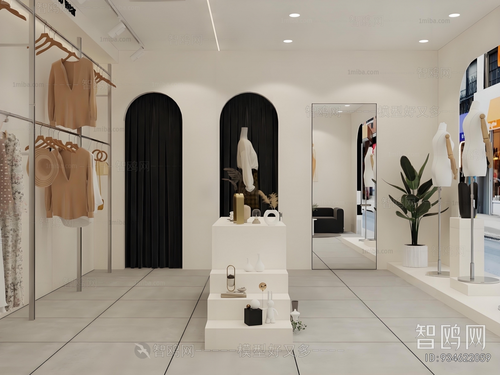 Modern Clothing Store