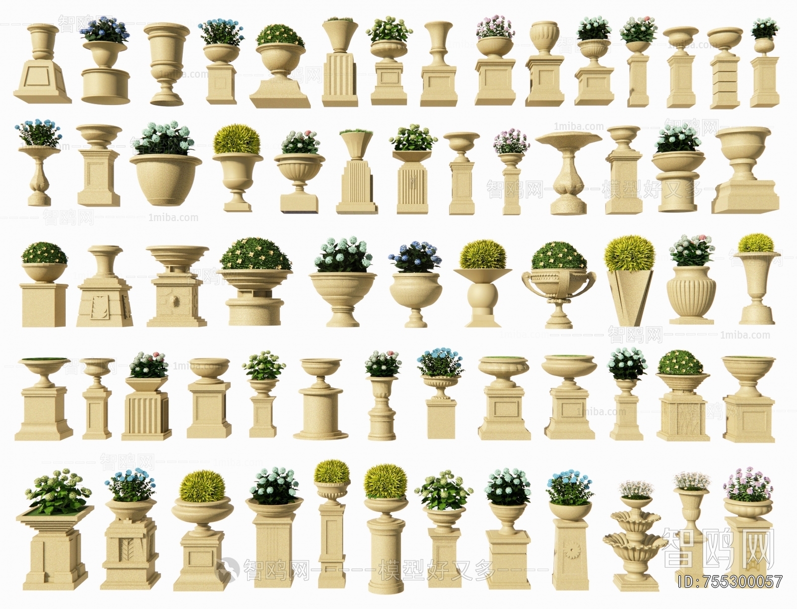 European Style Flower Bed, Flower Bowl, Flower Box