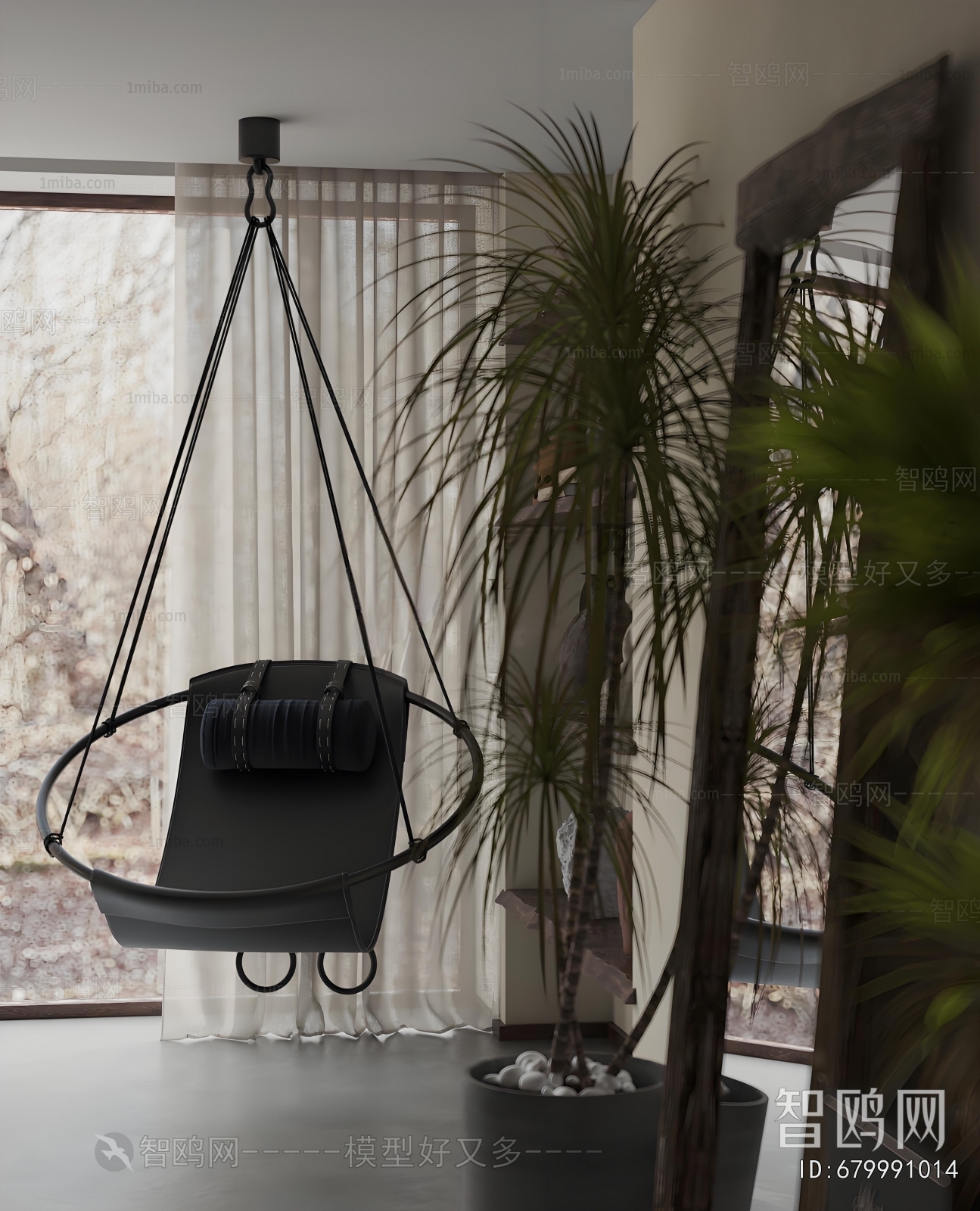 Wabi-sabi Style A Living Room