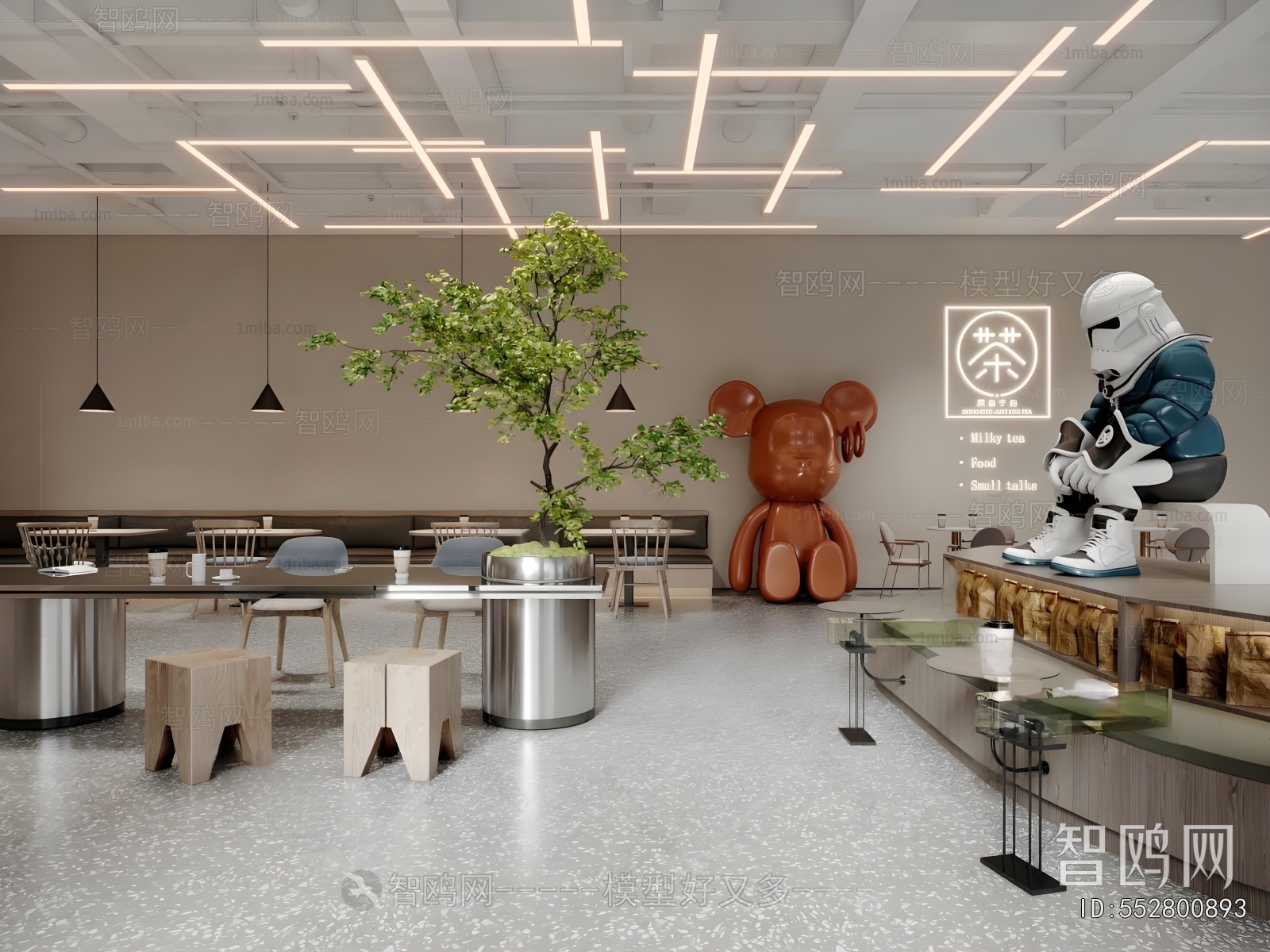 Modern Milk Tea Shop