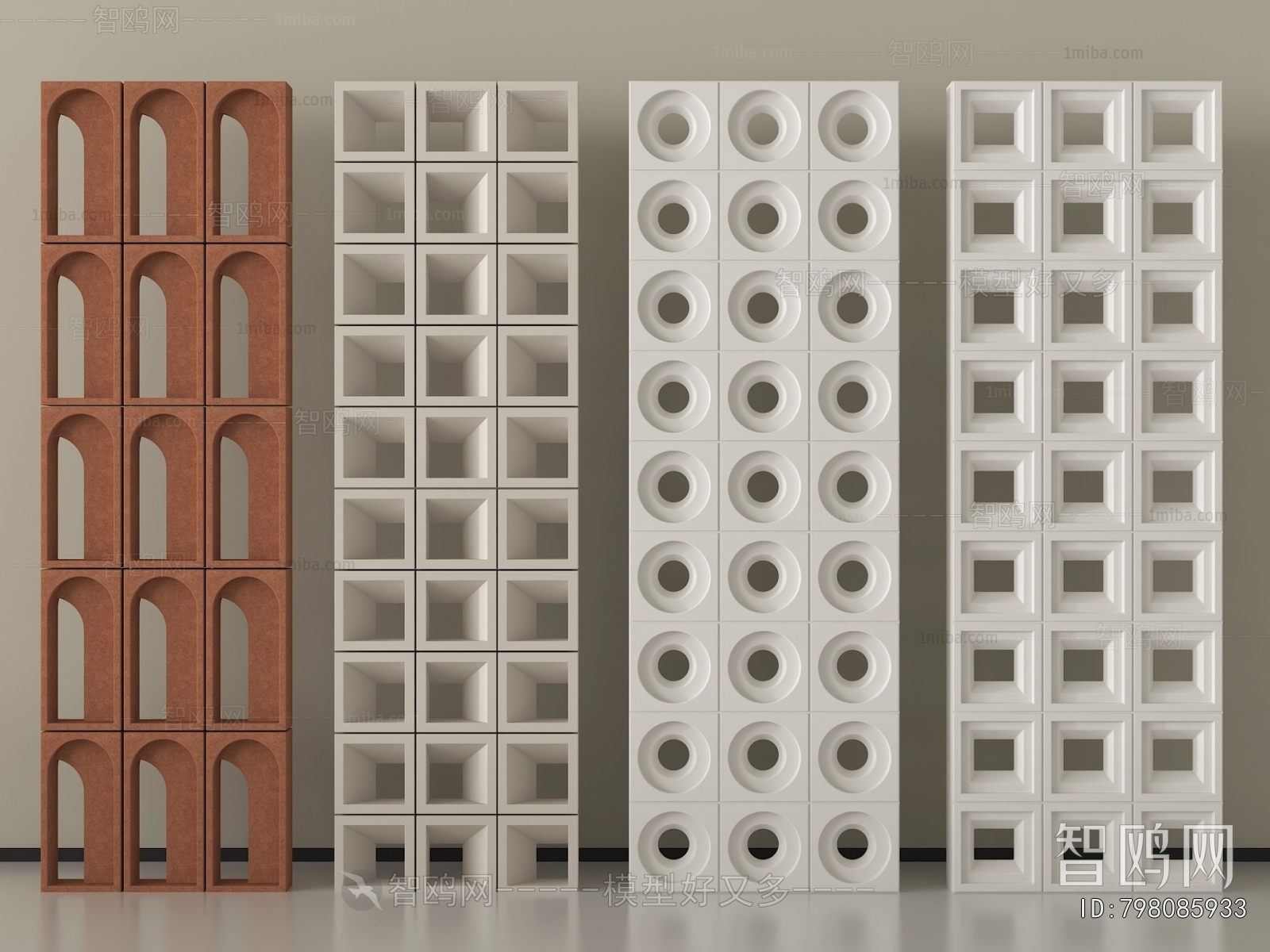 Modern Cement Brick Screen Partition