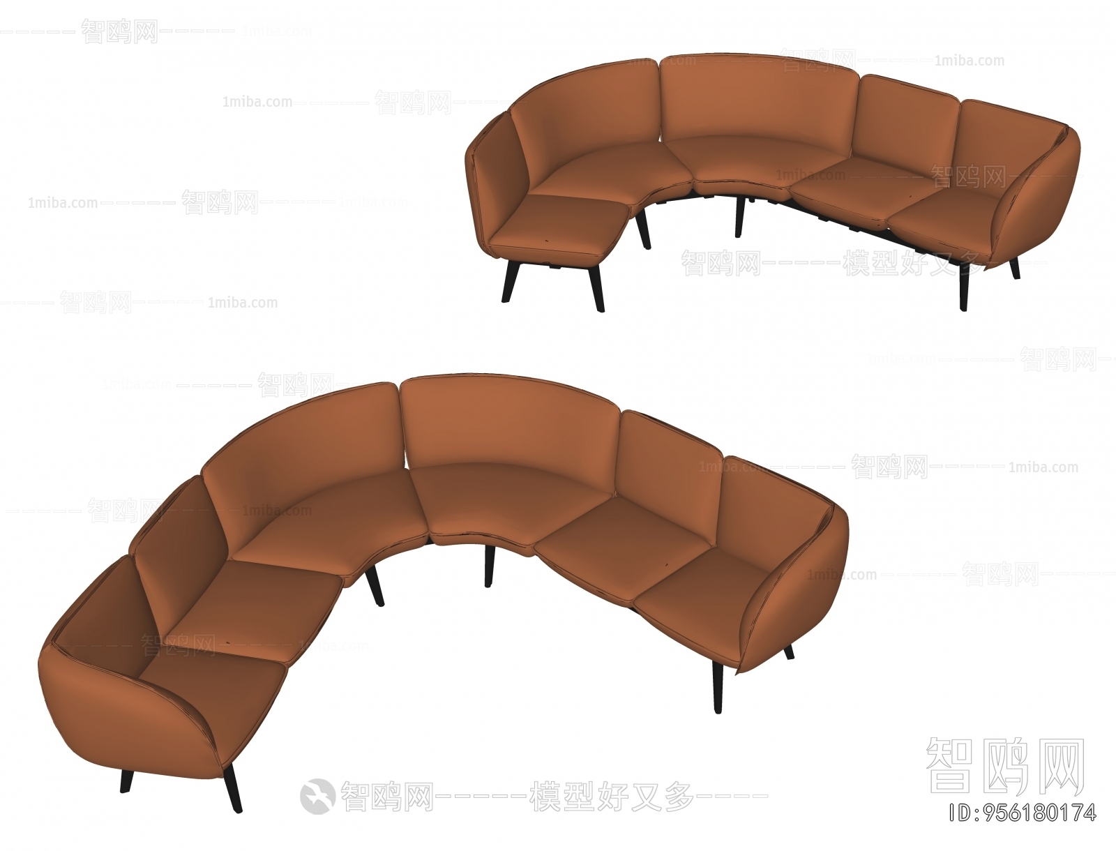Modern Multi Person Sofa