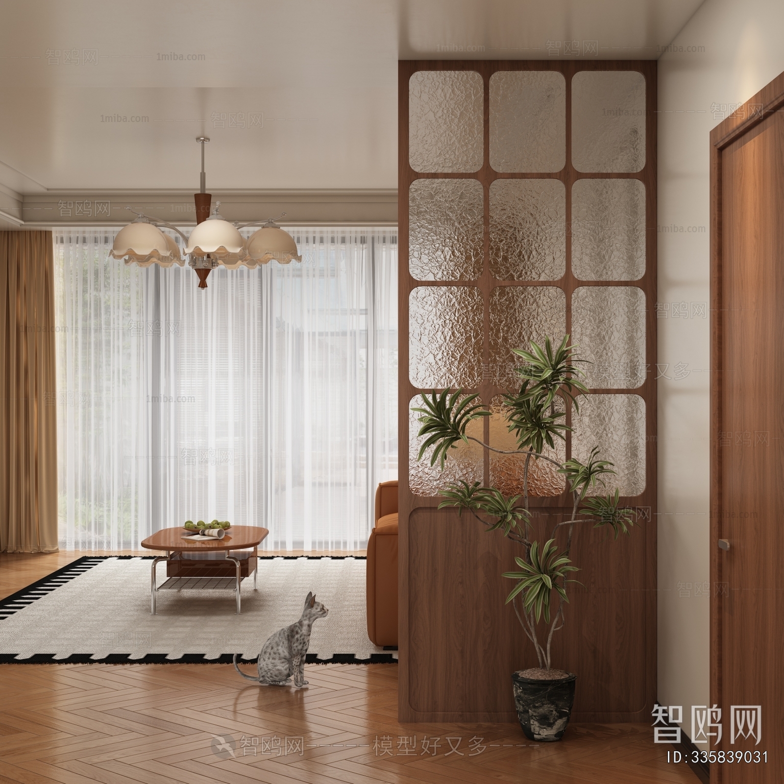 French Style Hallway