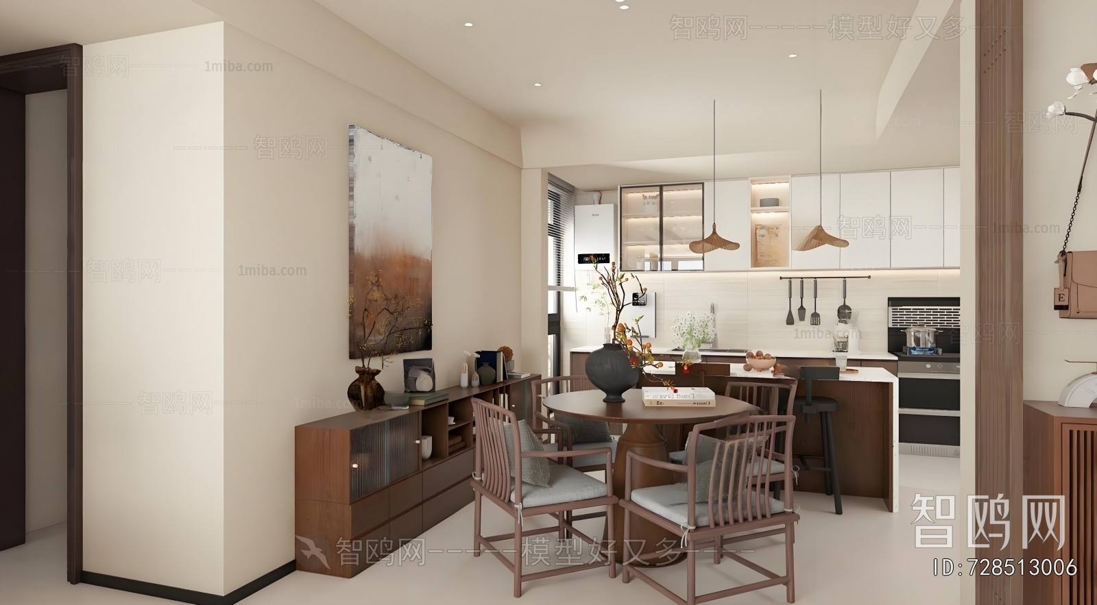 New Chinese Style Dining Room