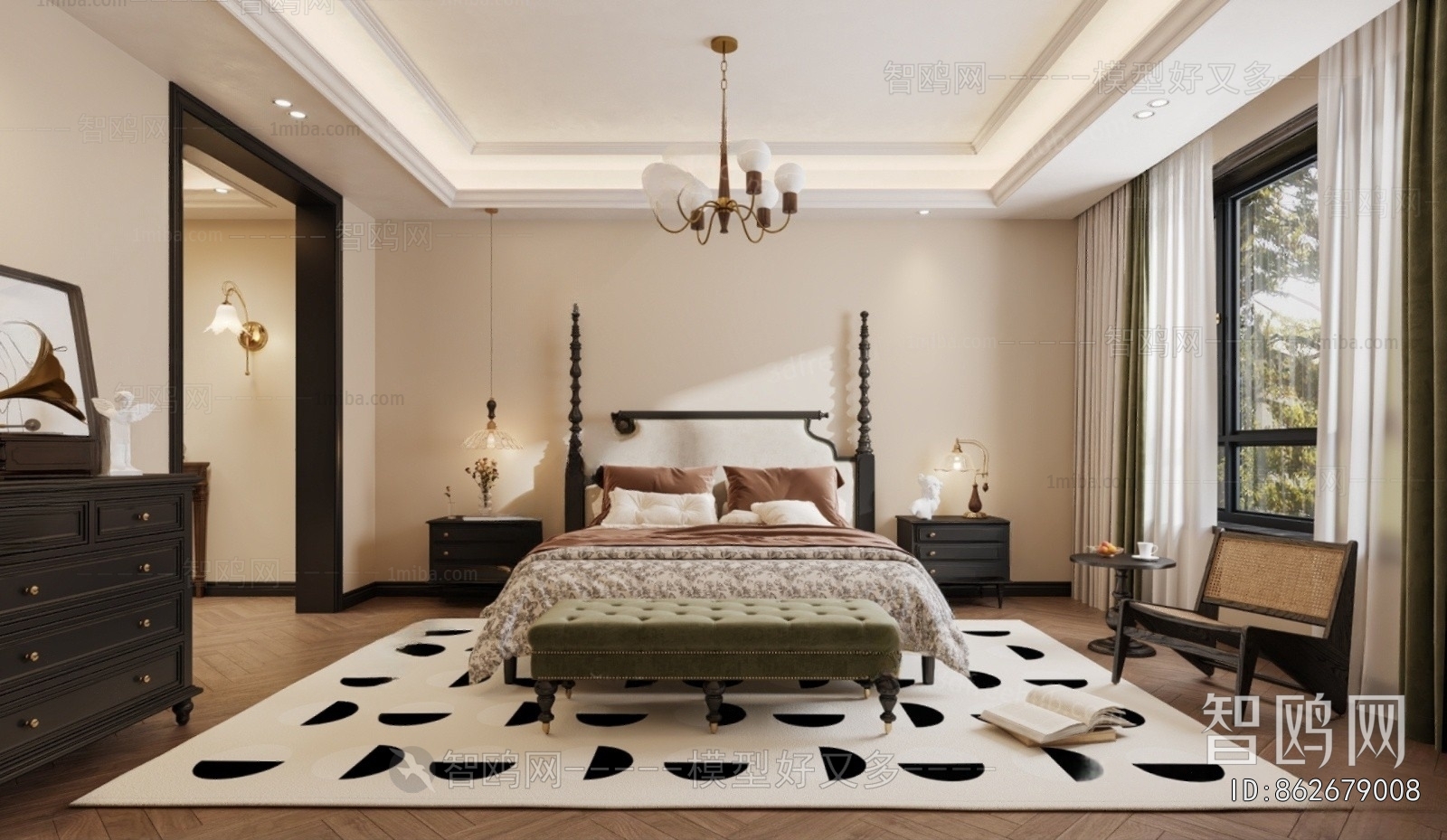 American Style Bedroom