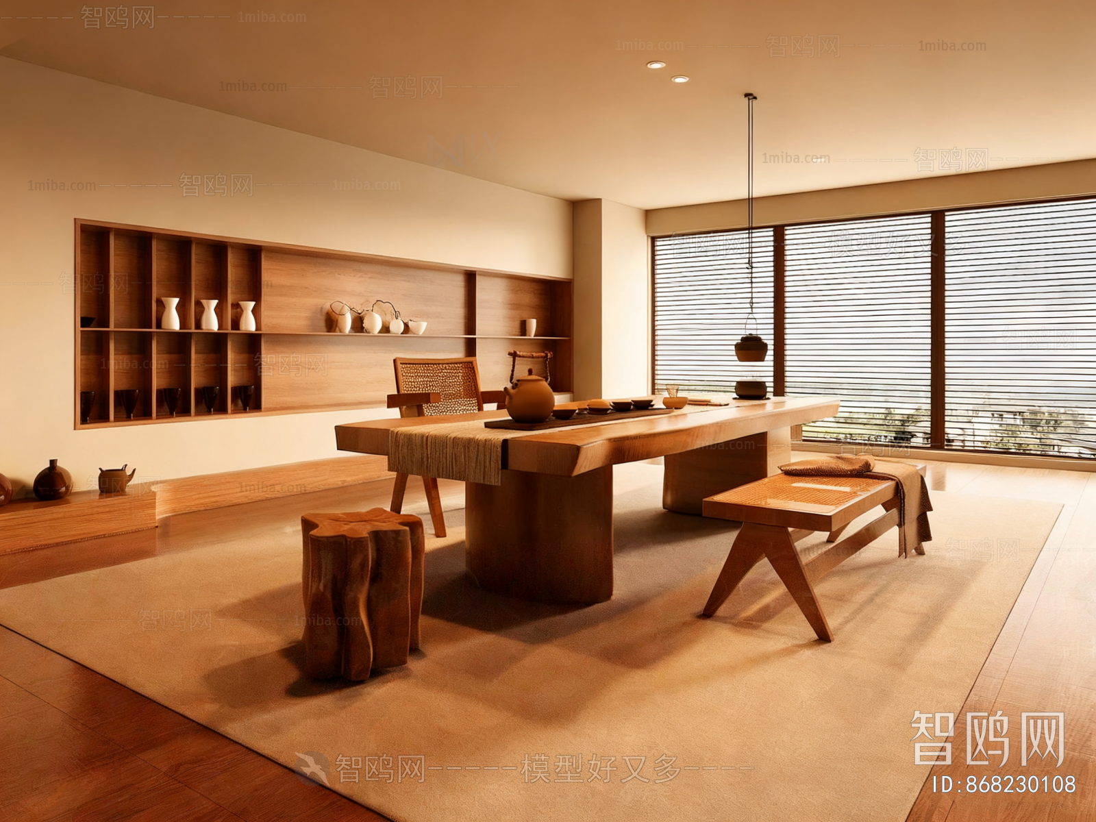 Wabi-sabi Style Tea House