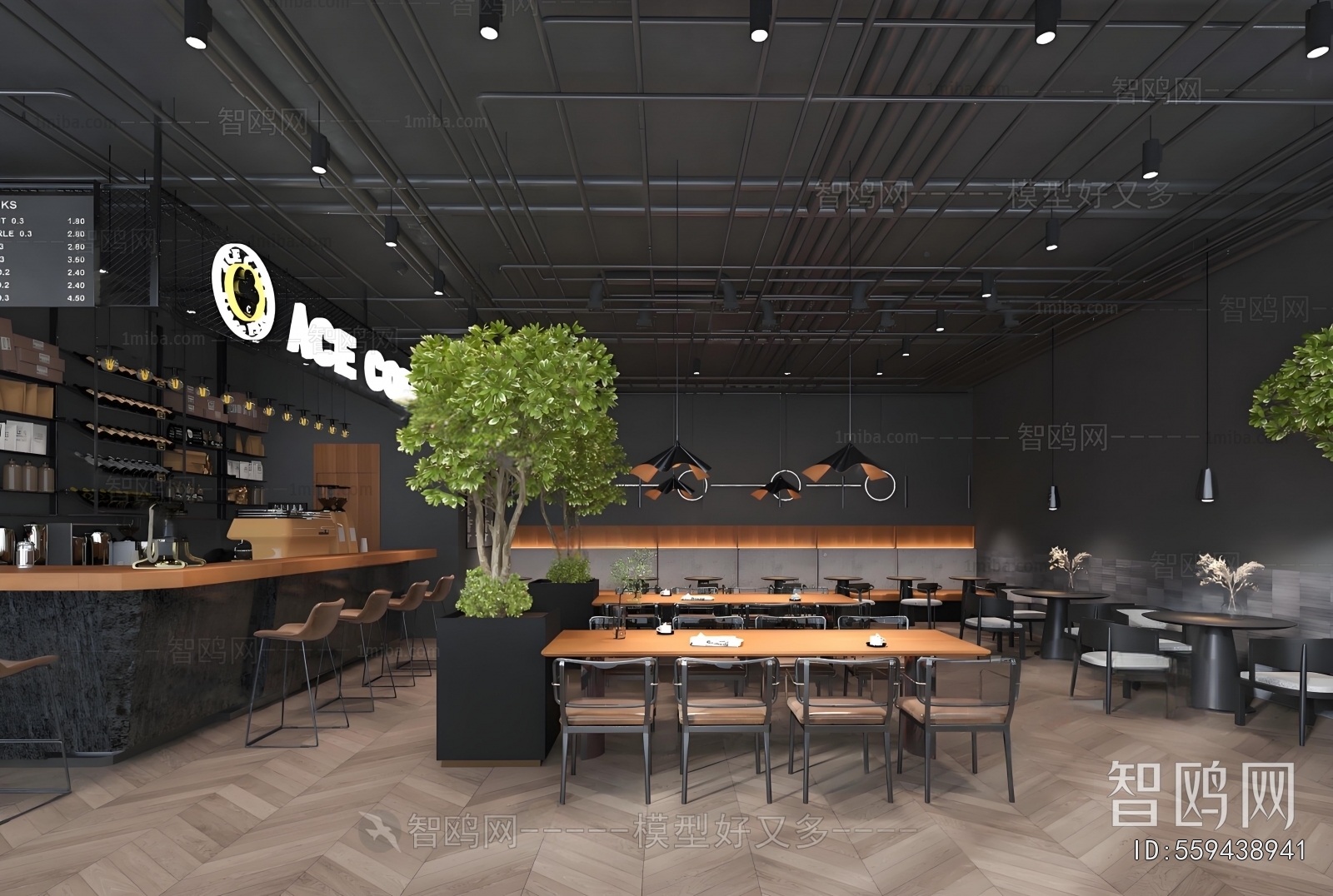 Industrial Style Cafe