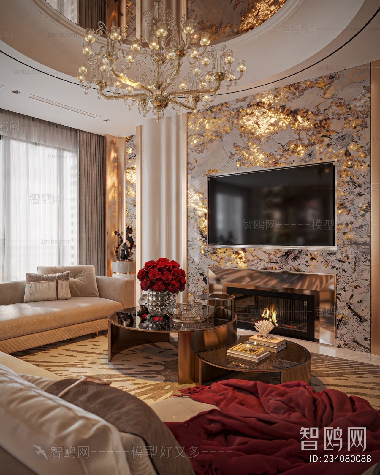 European Style A Living Room