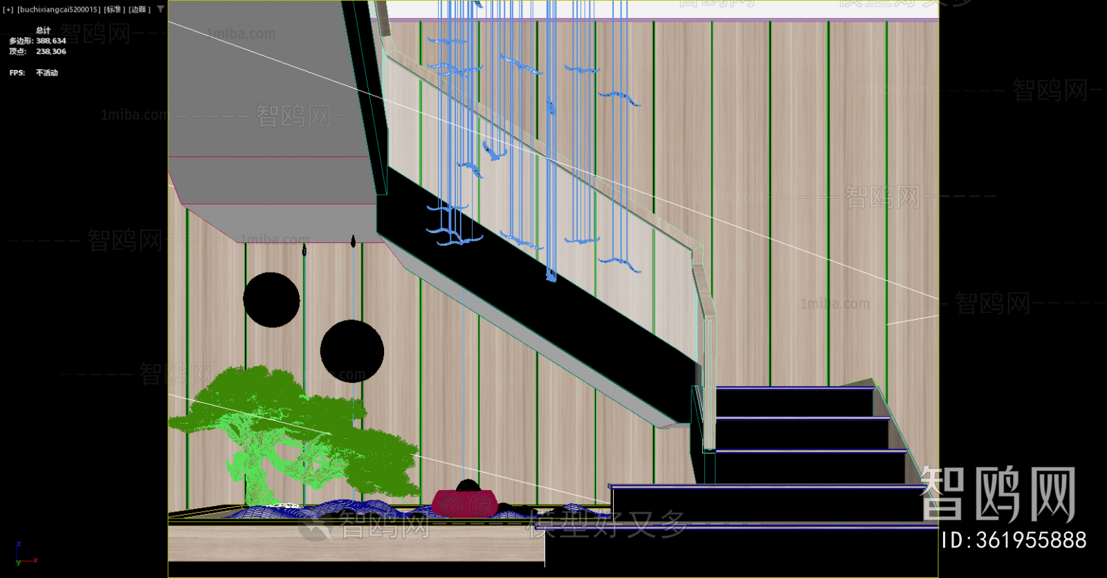 New Chinese Style Stairwell