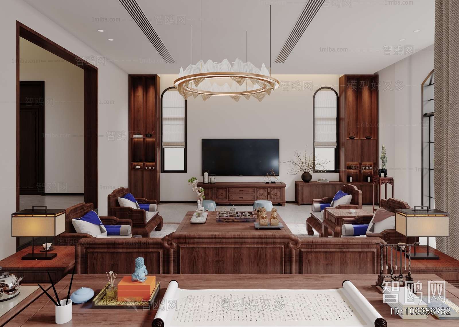 New Chinese Style Dining Room