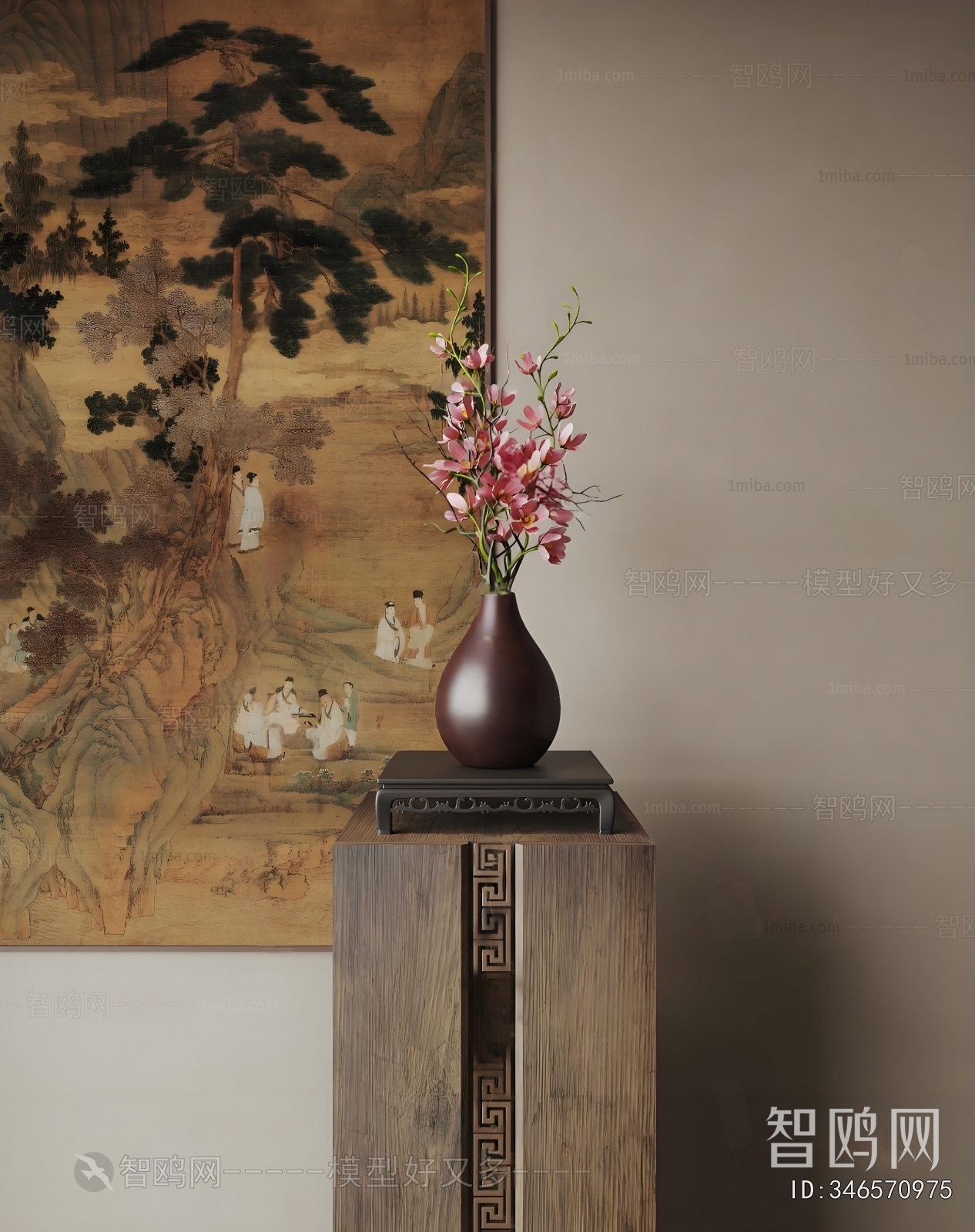 New Chinese Style Flower Arrangement