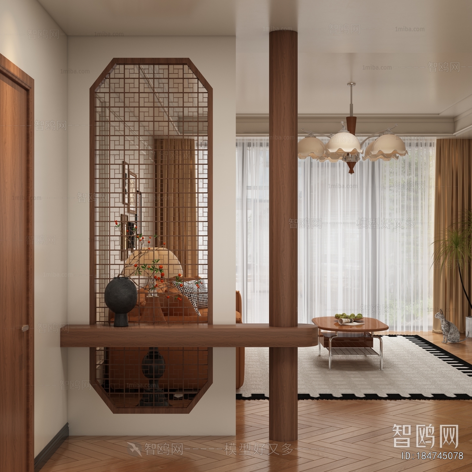 New Chinese Style Hallway