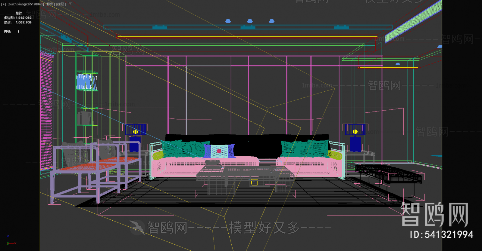 New Chinese Style A Living Room