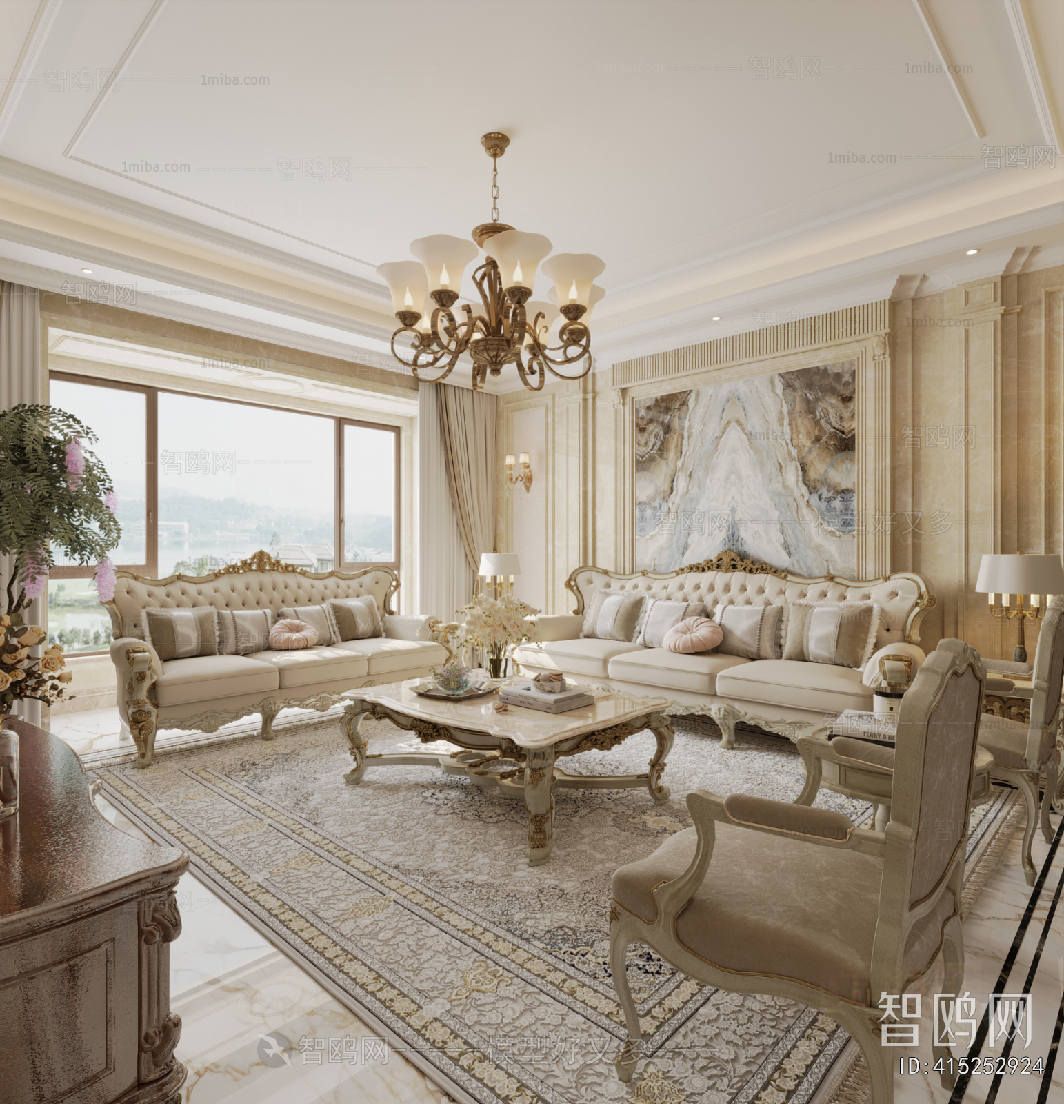 European Style A Living Room