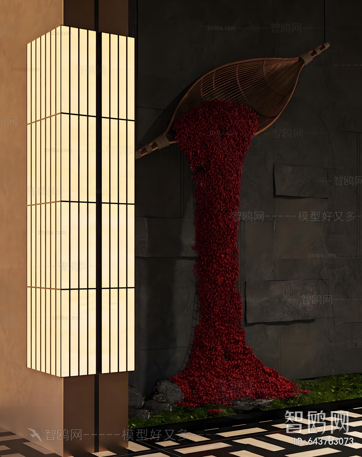 New Chinese Style Lobby Hall