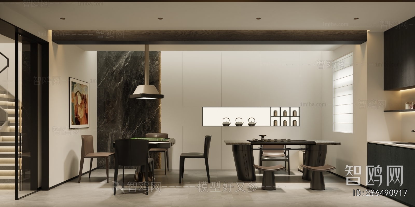 Modern Billiards Room