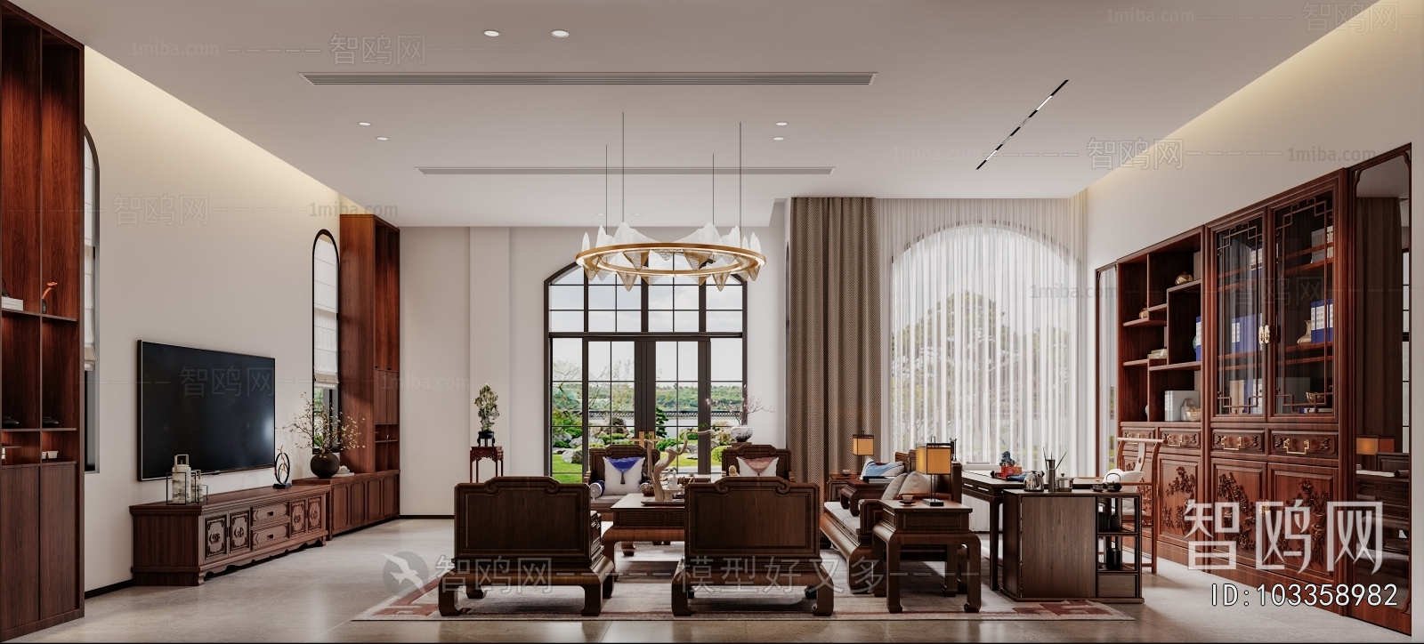 New Chinese Style Dining Room