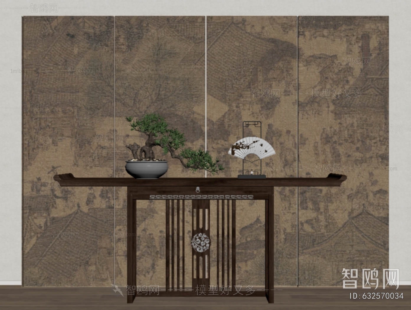 New Chinese Style Console