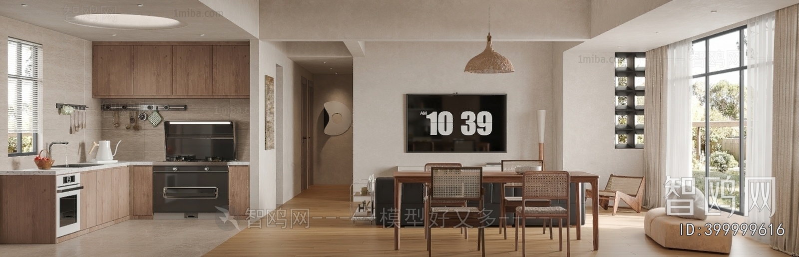 Wabi-sabi Style A Living Room