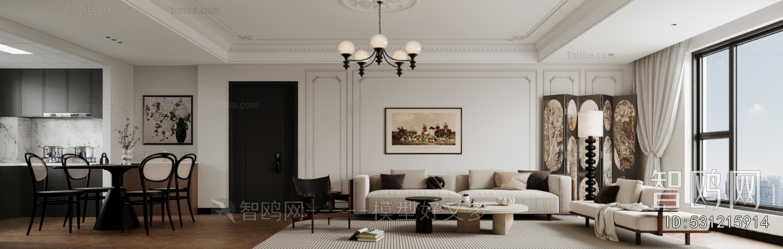 French Style A Living Room