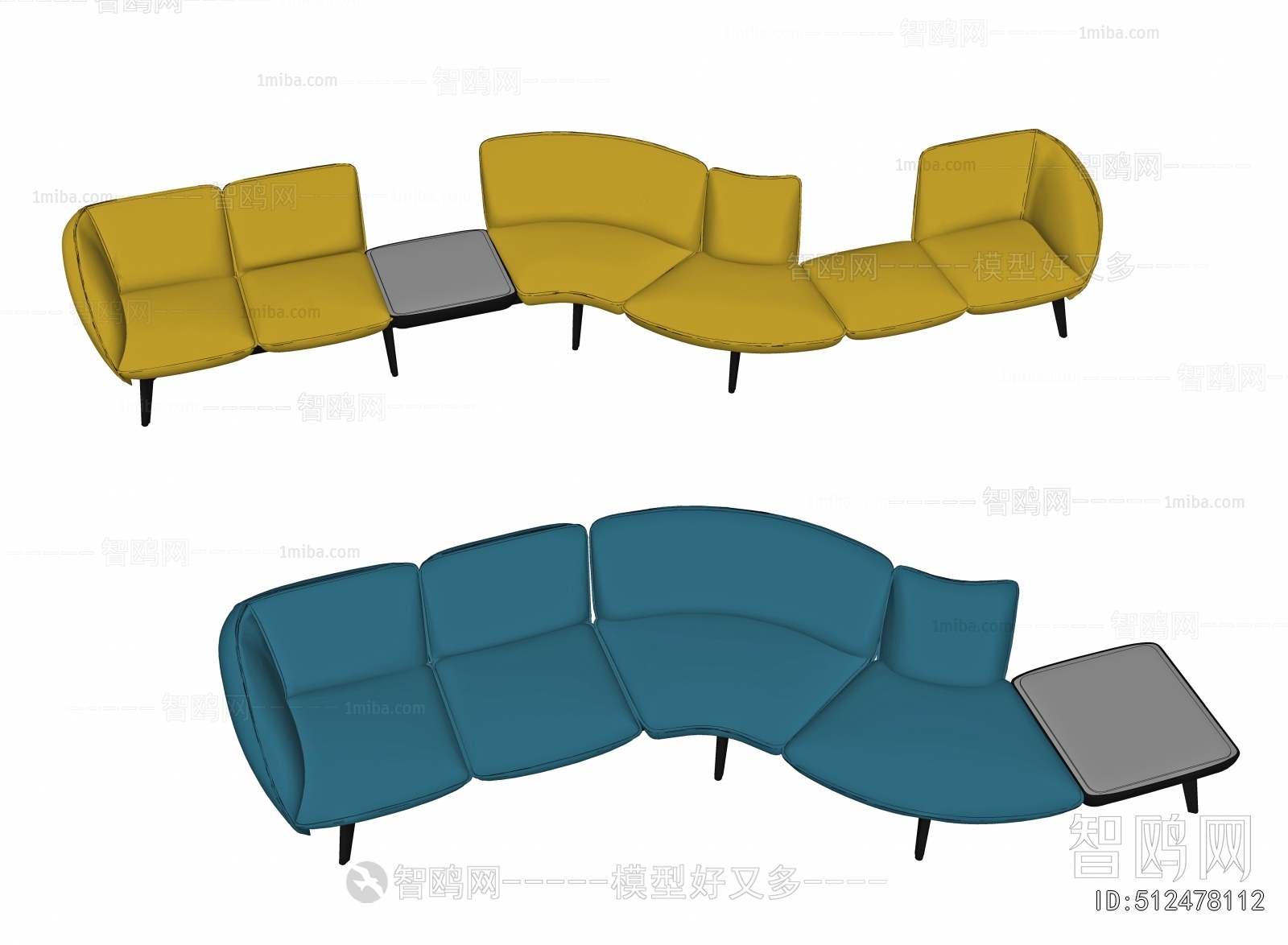 Modern Curved Sofa
