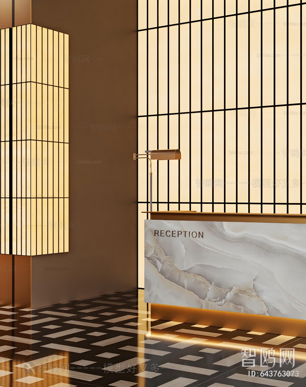 New Chinese Style Lobby Hall