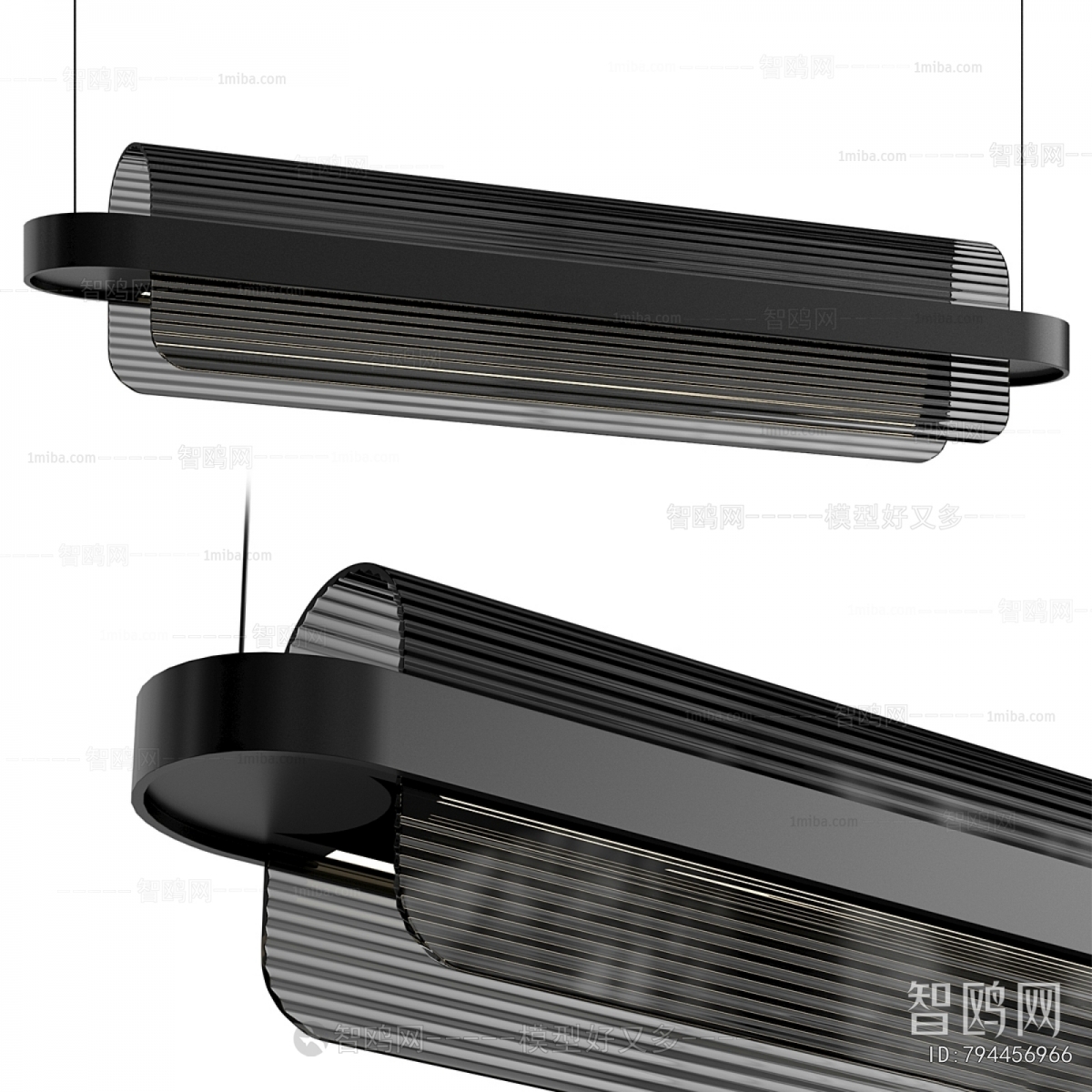 Modern Long Chandelier