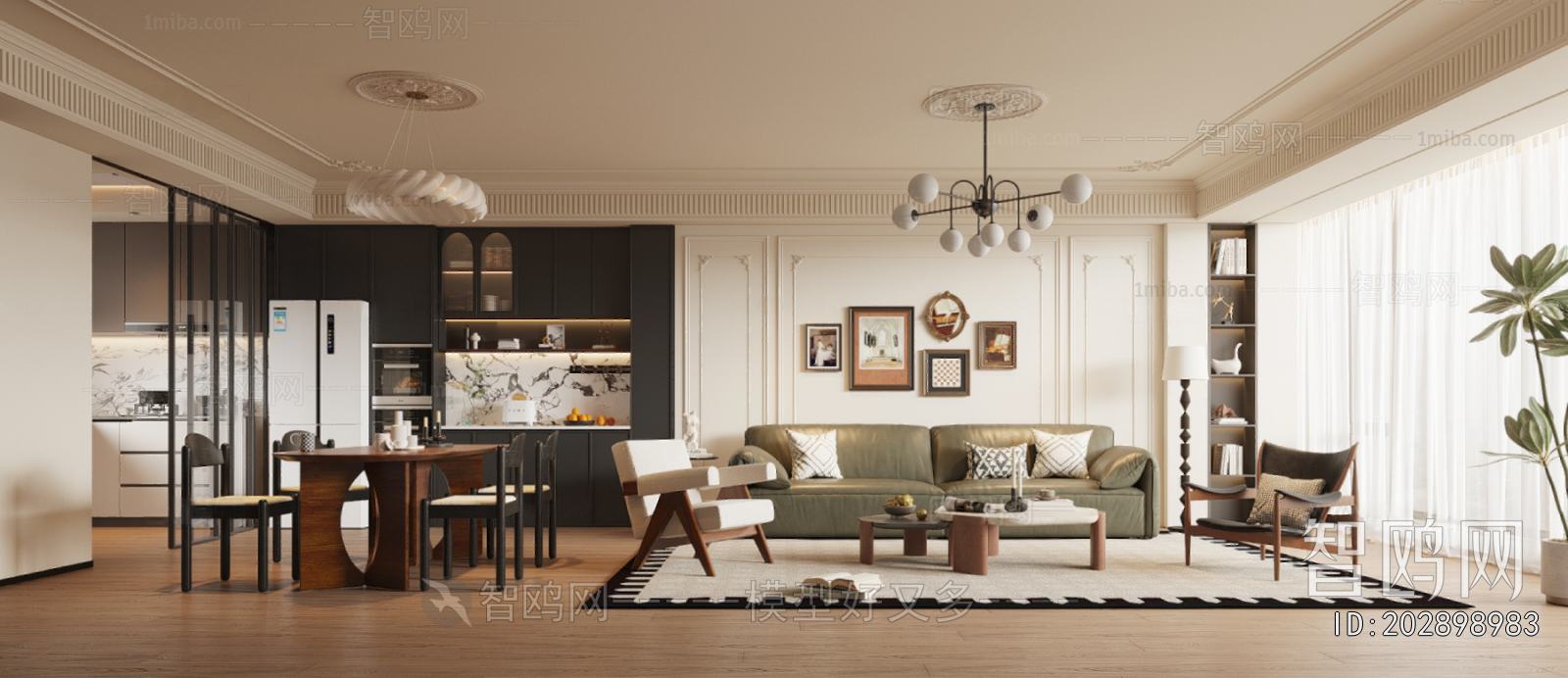 French Style A Living Room