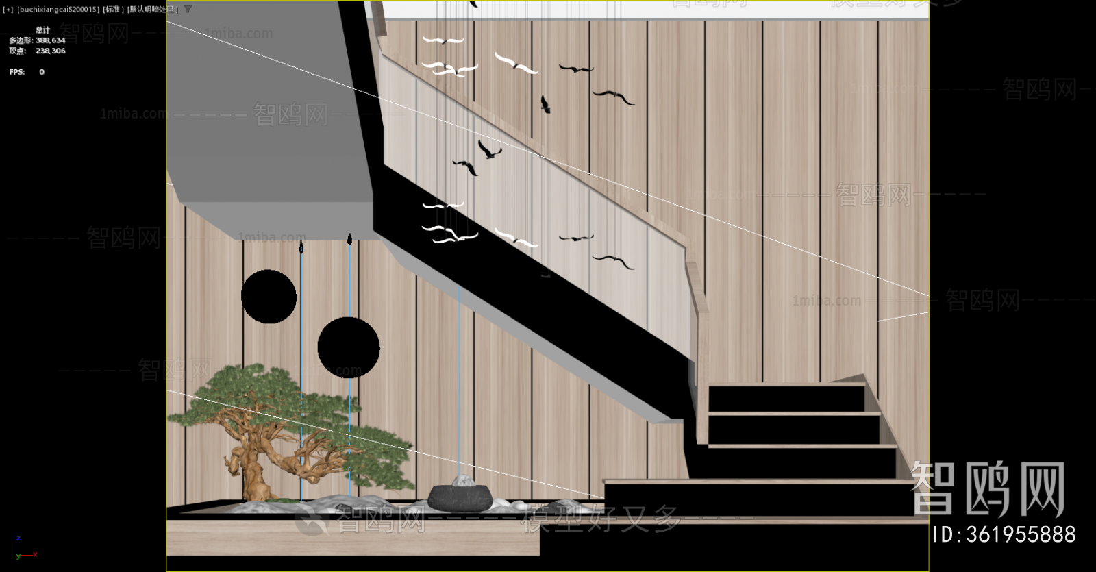 New Chinese Style Stairwell