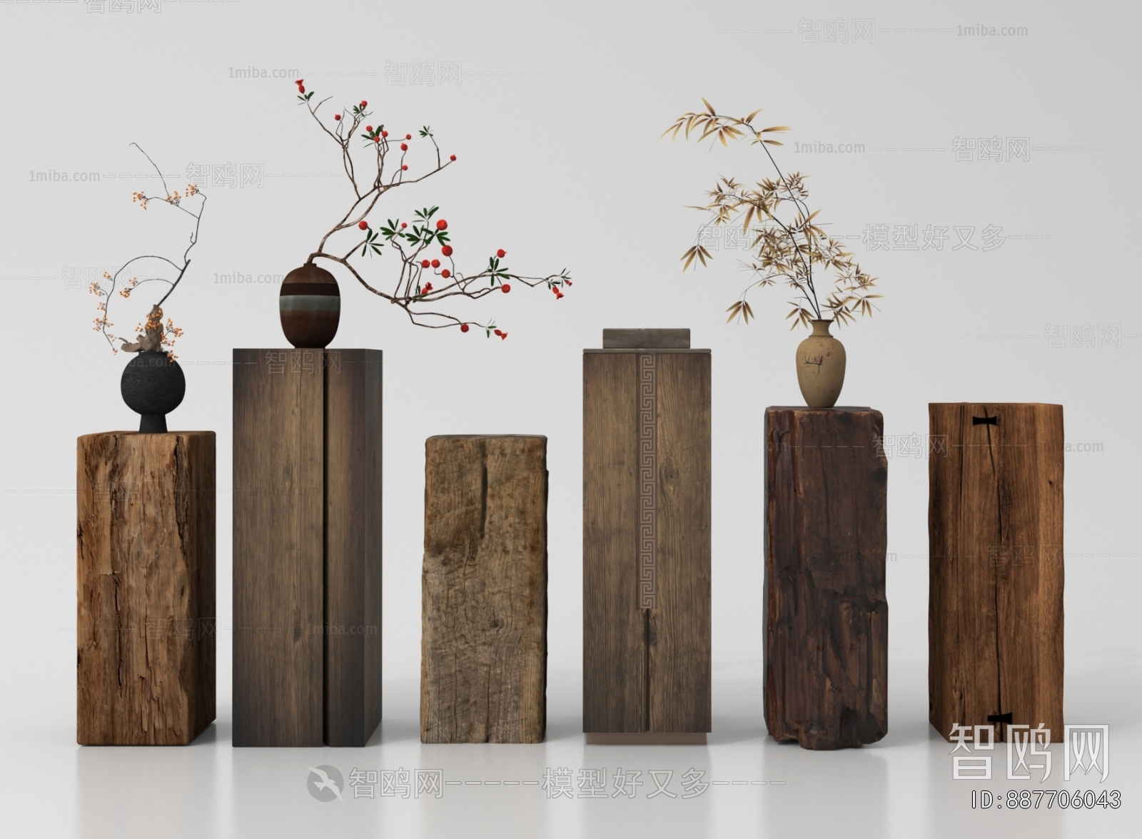 Wabi-sabi Style Dried Branch