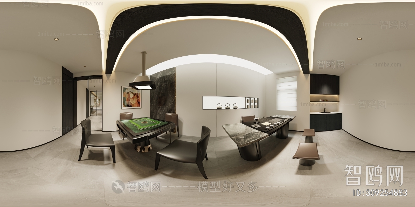 Modern Billiard Room