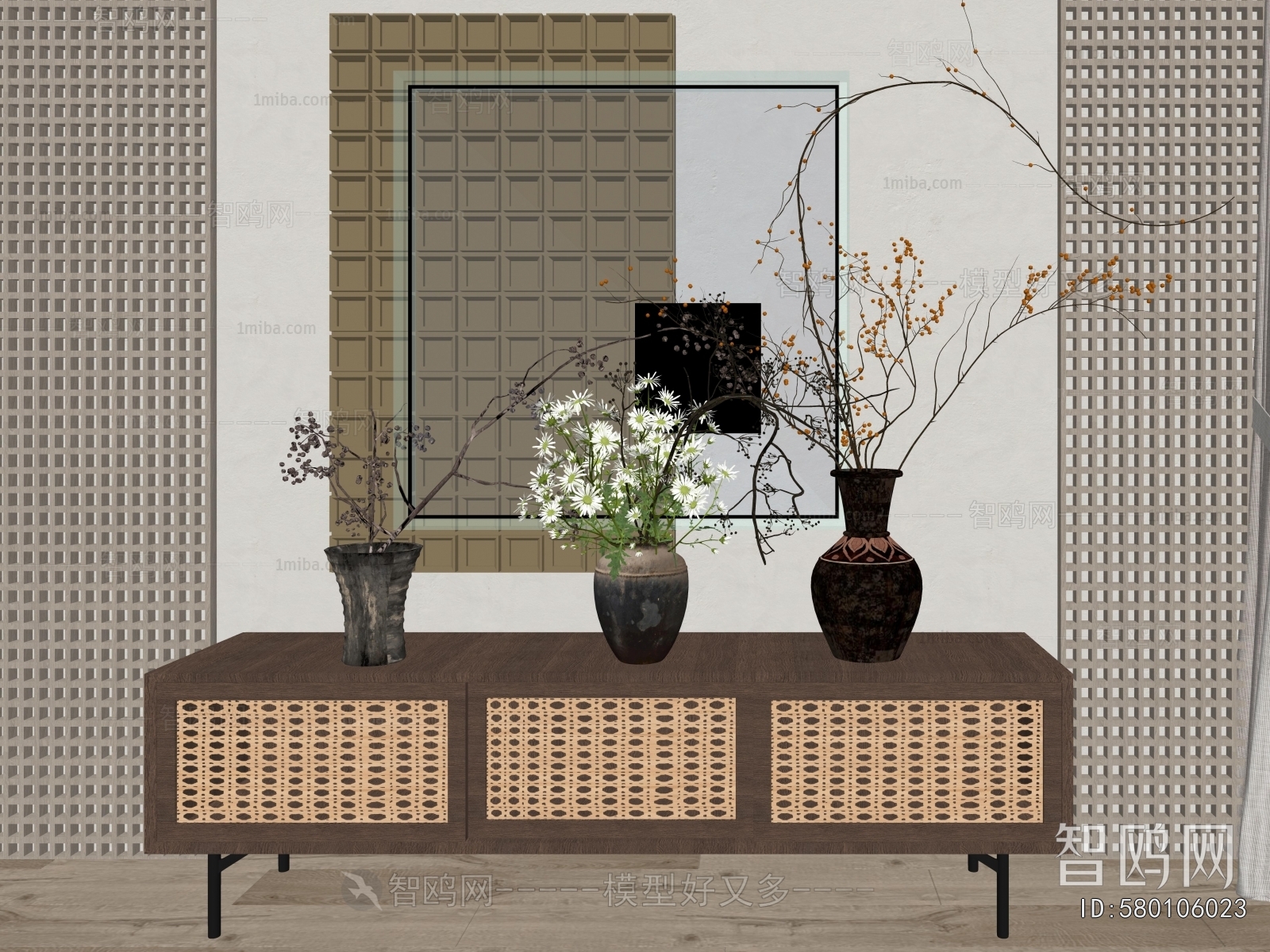 Wabi-sabi Style Flower Arrangement