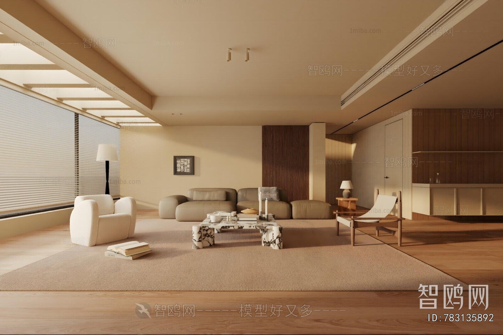 Wabi-sabi Style A Living Room